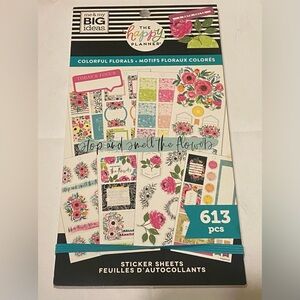 The Happy Planner Colorful Floral Sticker Collection